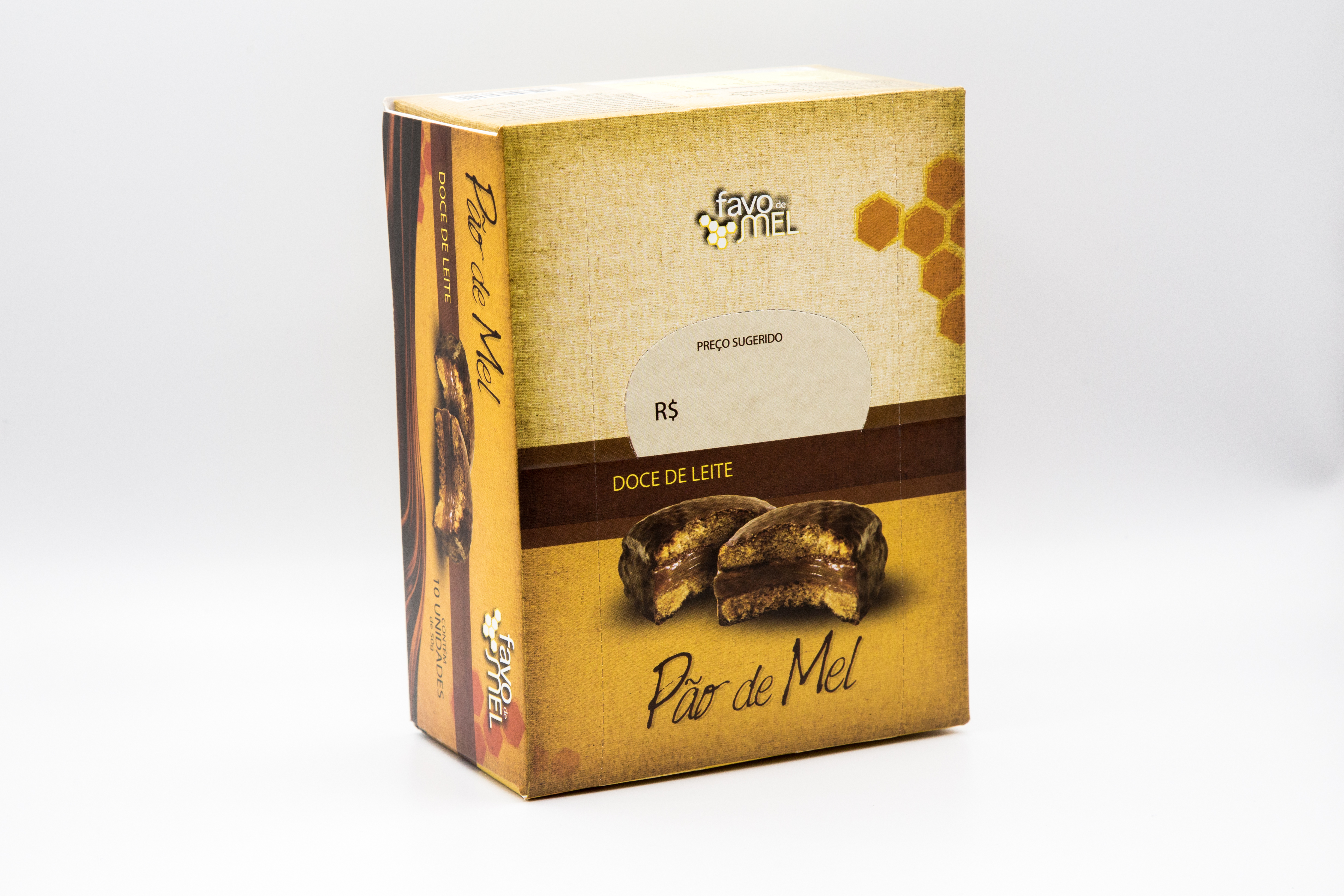 PÃO DE MEL DOCE DE LEITE 50 G